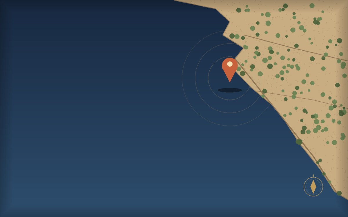 Illustrative map of West Bay, Roatán with the Windward Terraces pin